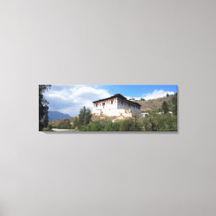 dzong-Ansicht Leinwanddruck
