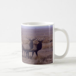 E19 Bull Elk Double Drop Tines Kaffeetasse