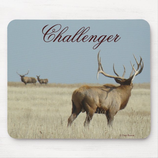 E20 Stier Elch-Herausforderer Mousepad (Vorne)