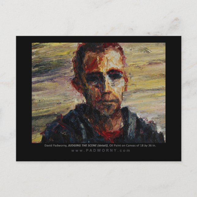 e266 - JUDGING THE SCENE Postkarte (Vorderseite)