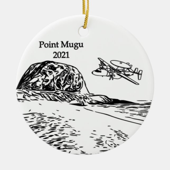 E2 Point Mugu Rock Ornament (Vorne)
