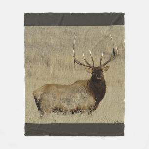 E30 Stier Elche großer Stier Fleecedecke