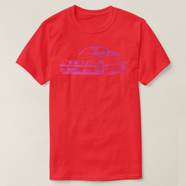 E36 Konvertible Geschenk T-Shirt (Design vorne)