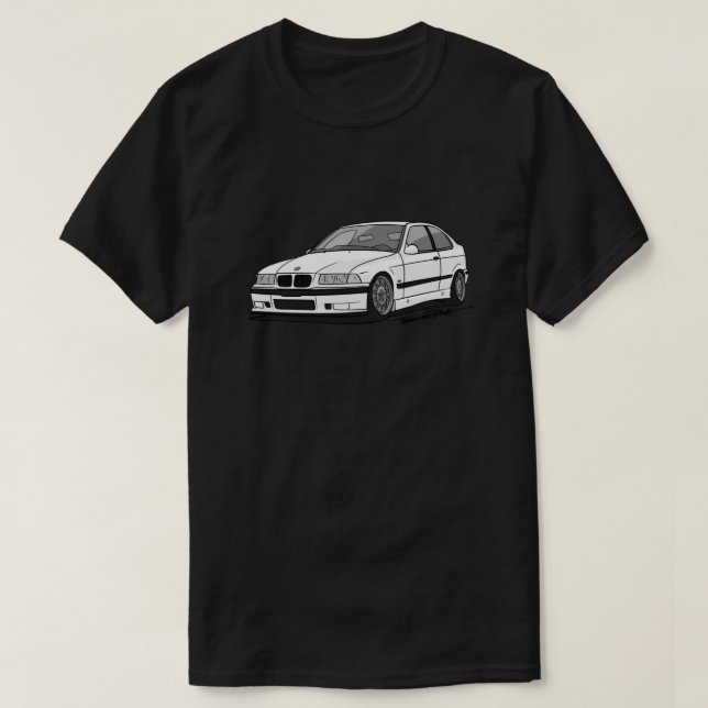 E36 Stance 318ti Compact Classic T - Shirt (Design vorne)