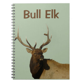 E50 Bull Elk Head and Shoulders Notizblock