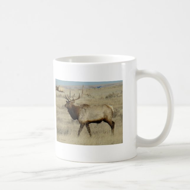 E55 Bull Elk Big Bull Kaffeetasse (Rechts)