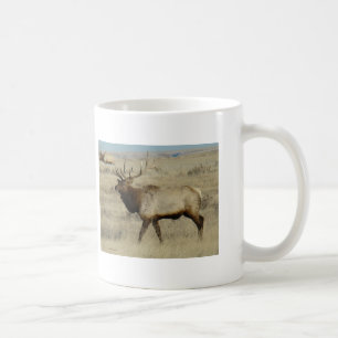 E55 Bull Elk Großer Bulle Kaffeetasse
