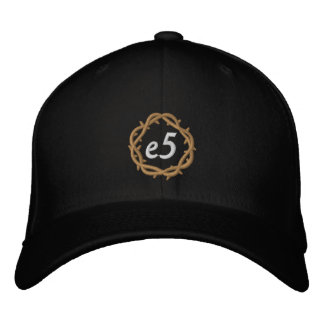 e5 Black Hat Bestickte Kappe