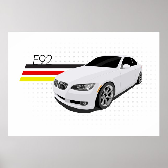 E92 Coupe Poster (Vorne)