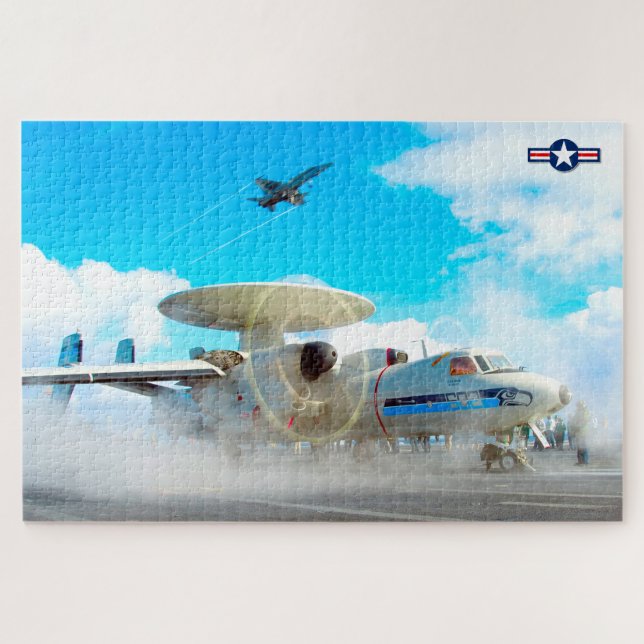 E-2C HAWKEYE (20 x 30 Zoll) Puzzle (Horizontal)