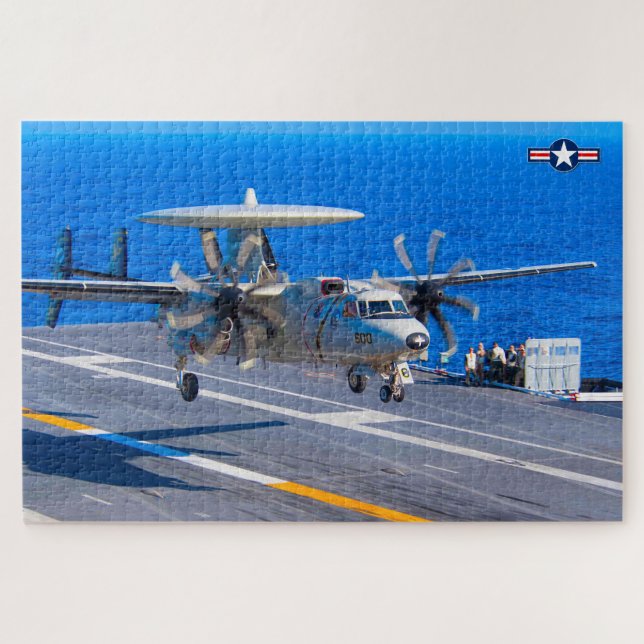 E-2C HAWKEYE (20 x 30 Zoll) Puzzle (Horizontal)