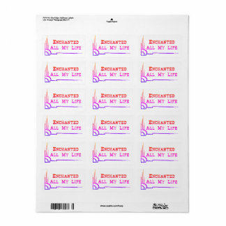 e.a.m.l ADDRESS LABEL SIZE STICKERS <<sunrise>> Adressaufkleber