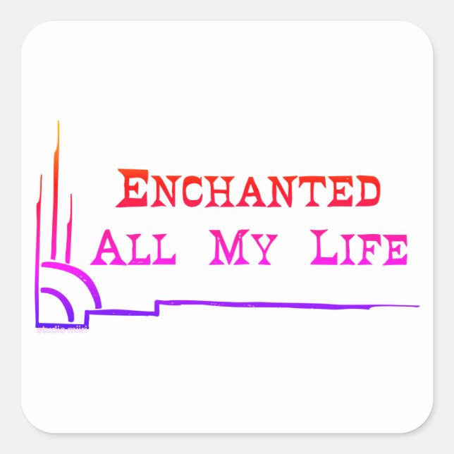 e.a.m.l SQUARE STICKERS <<sunrise>> (Vorderseite)