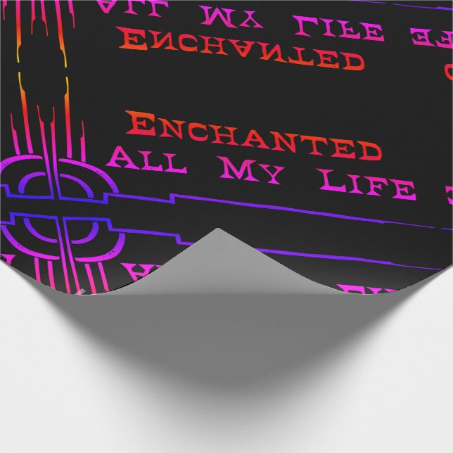 e.a.m.l. WRAPPING PAPER <<sunset>> studio miiri Geschenkpapier (Ecke)