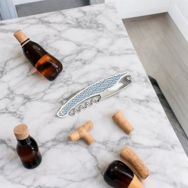 E Alphabet Muster Kellnermesser (Corkscrew Bottle Opener)