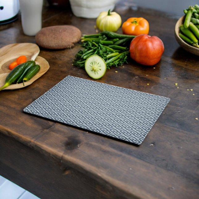 E Alphabet Muster Schneidebrett (Chopping Board)