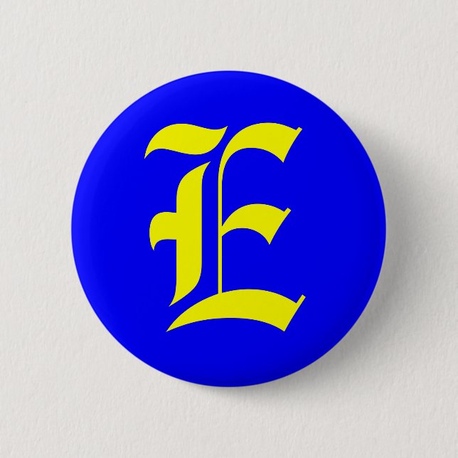 E - ALTES ENGLISCH BUTTON (Vorderseite)