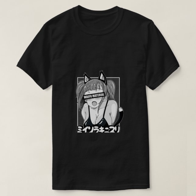 E:\AnhgocUpZZ\Ahegao waifu Material lewneko anim T-Shirt (Design vorne)