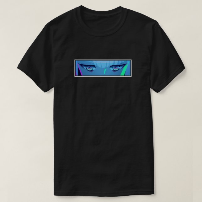 E:\AnhgocUpZZ\Lucy eyes Cyberpunk Edgerunners 1.pn T-Shirt (Design vorne)