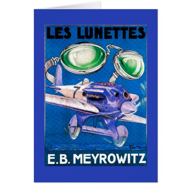 E.B. Meyrowitz Fliegerbrille-Werbung (Vorne)