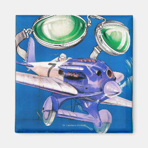 E.B. Meyrowitz Flying Goggles Advertisement Magnet