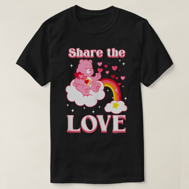 e Bears teilen die Liebe T-Shirt (Design vorne)
