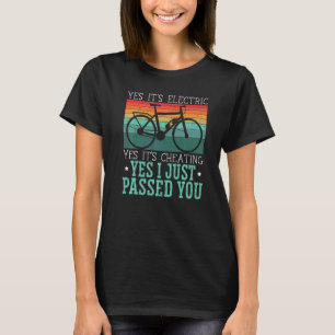 E Bike Electric Bicycle Owner Bicycle Ride T-Shirt
