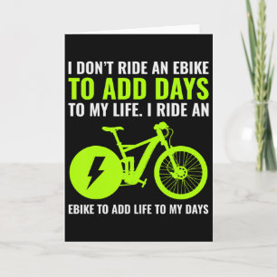 E-Bike Elektrofahrrad E-Radfahrer Radfahren Fahrer Karte