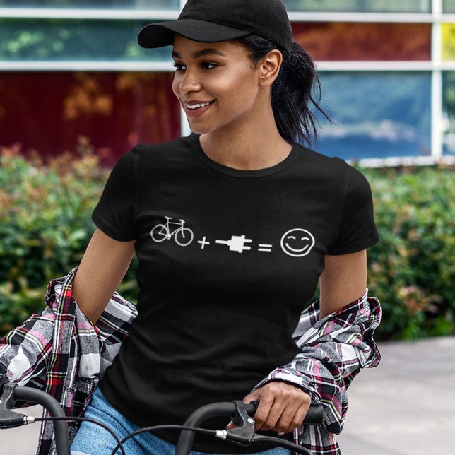 E-Bike Funny Bicycle Electronic Electric Cycling T-Shirt (Von Creator hochgeladen)