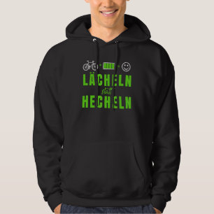 E Bike, Lächeln, anstatt Ebike Sprichwort Bic Hoodie