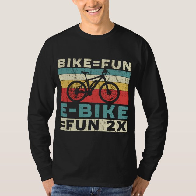 E-Bike Lover Electric Bicycle Owner Bicycle Ride T-Shirt (Vorderseite)