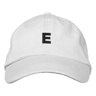 E - Buchstabe Monogramm Stunning Handsome Adorable Bestickte Baseballkappe