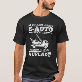 E-Car-Gegner Funny Burner, Elektroautos T-Shirt