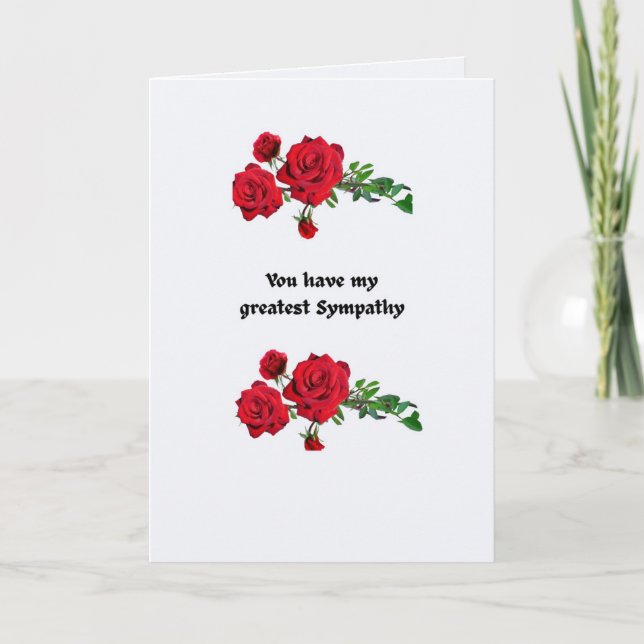 E-Card-Dowload-Printable-A Sympathy Card Karte (Vorderseite)