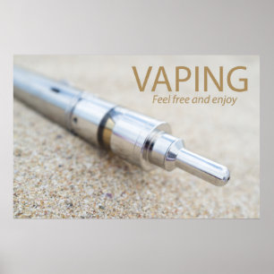 E-cig und Dämpfung Poster