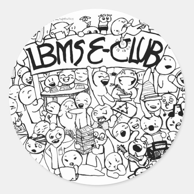 E-Club Pic Sticker (Vorderseite)