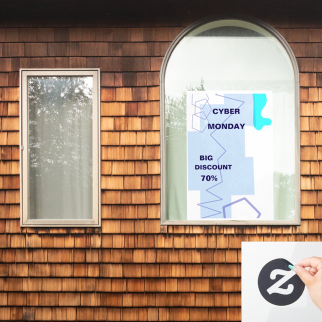 E-commerce Cyber Monday Deal Fensteraufkleber (Fenster Zuhause)