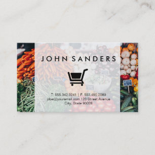 E-Commerce   Markt für Bauern Visitenkarte