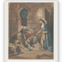 E.Delacroix-Episode von The Corsair von Lord Byron