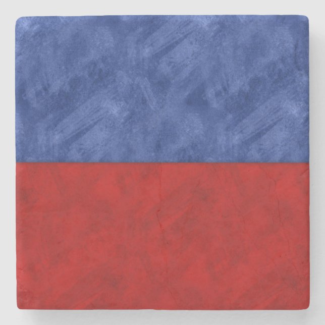 E Echo Wasserfarben Wassersignal Seeflagge Steinuntersetzer (Vorderseite)