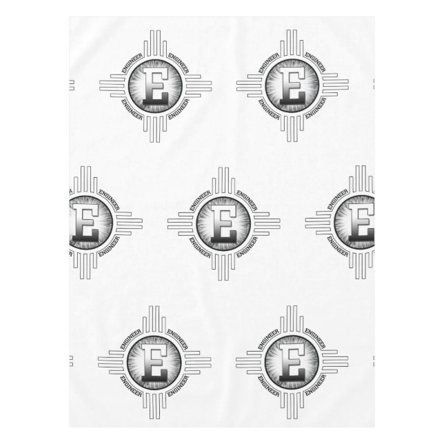 E FÜR ENGINEER TISCHDECKE (Vorderseite)