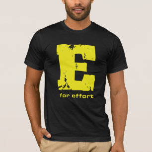E für Hochwertige Männer - T - Shirt (gelb)