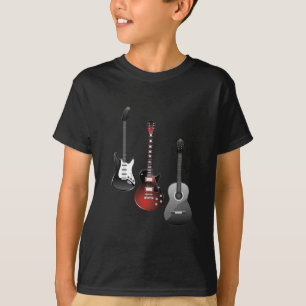 E-Gitarre, Akustikgitarre T-Shirt