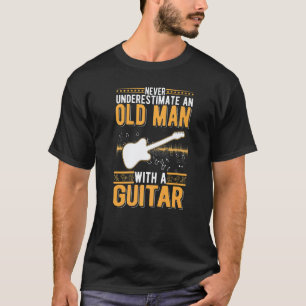 E-Gitarre alter Mann E-Gitarre Opa Gitarrist T-Shirt