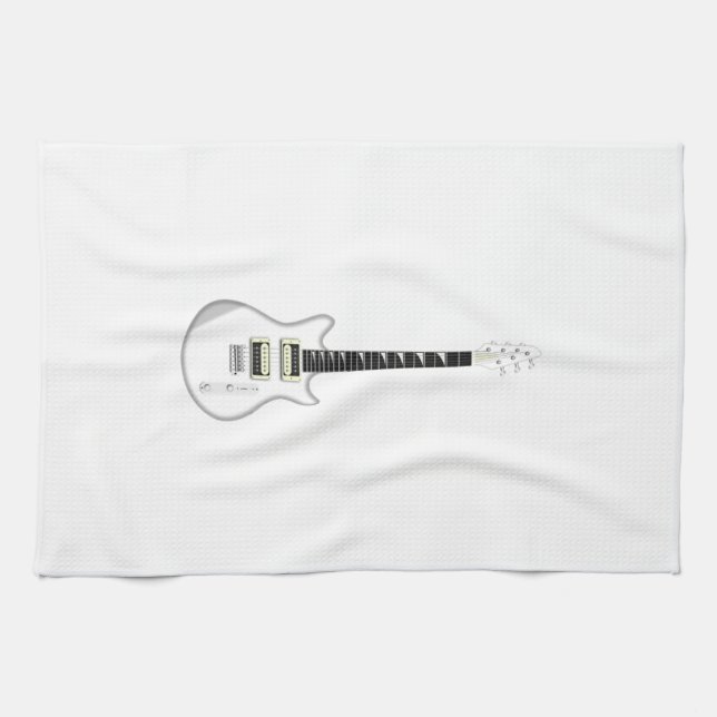 E-Gitarre Geschirrtuch (Horizontal)