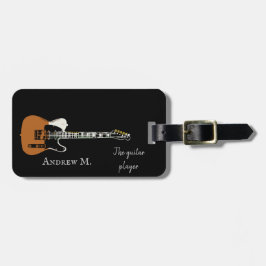 E-Gitarre / Gitarrist-Reise Gepäckanhänger