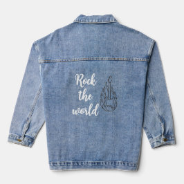 E-Gitarre Jeansjacke