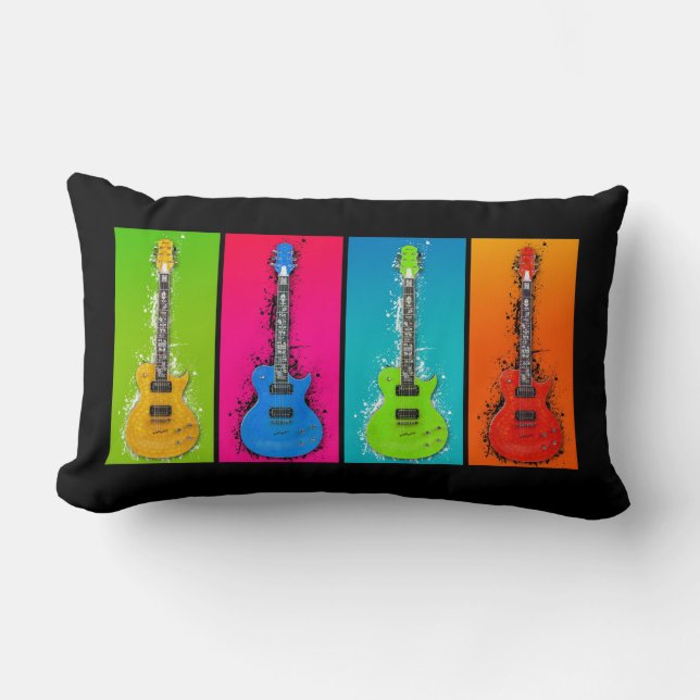 E-Gitarre Lendenkissen (Vorderseite)