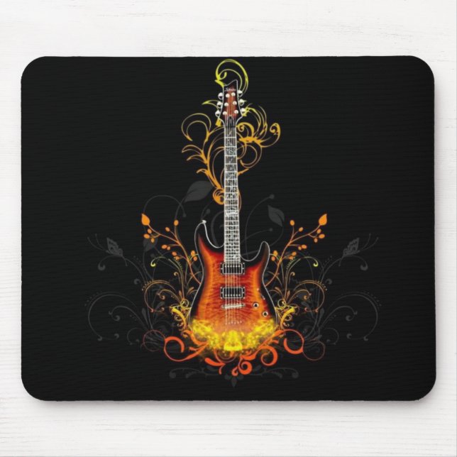 E-Gitarre Mousepad (Vorne)