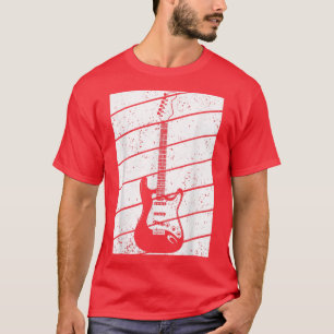 E-Gitarre Retro Akustikgitarre Vintage G T-Shirt